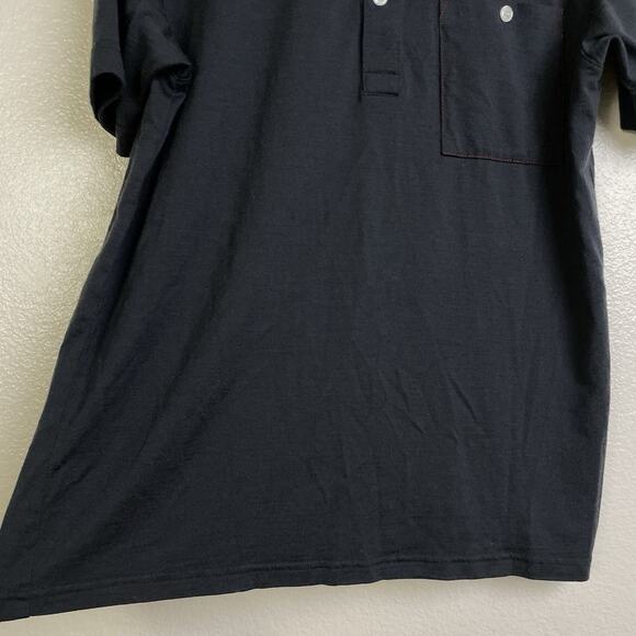 Vintage Swobo Merino Polo Shirt Small Mens Gray Short Sleeve Knit Cycling *Holes - Picture 7 of 11